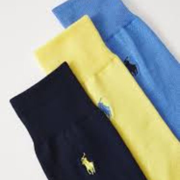 Polo Ralph Lauren  Supersoft Socks Assorted 3-Pack - Picture 3 of 3